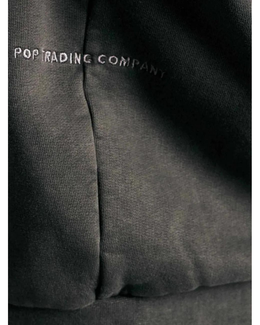 Pop Trading Co. Gray Full-Zip Sweater
