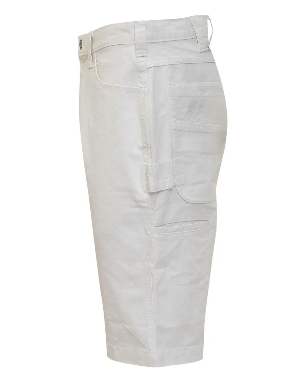 Dickies White Utility Shorts for men