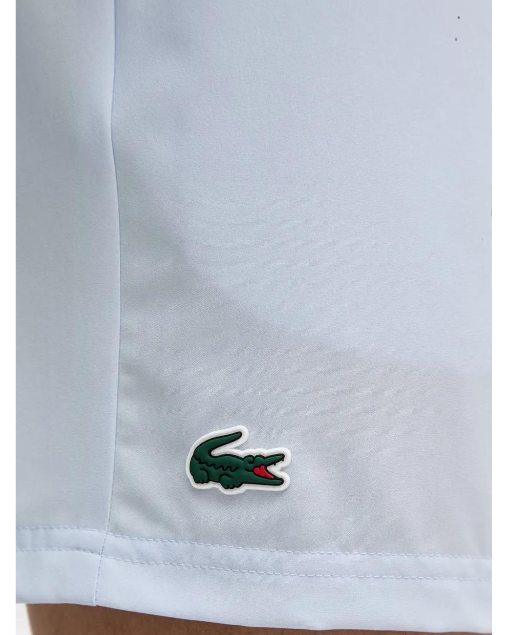 Lacoste Blue Short À Patch Logo for men