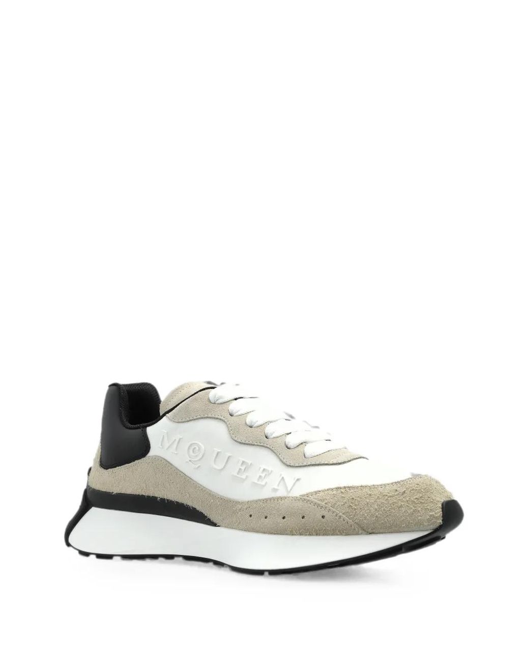 McQueen White Sprint Runner Sneakers for men