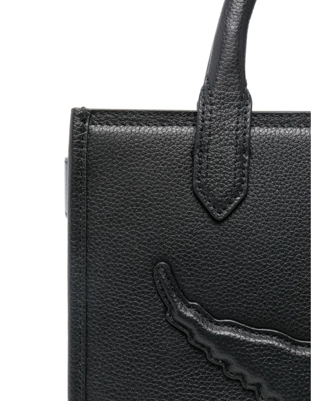 Zadig & Voltaire Black Angel Tote Xs Grained Leather