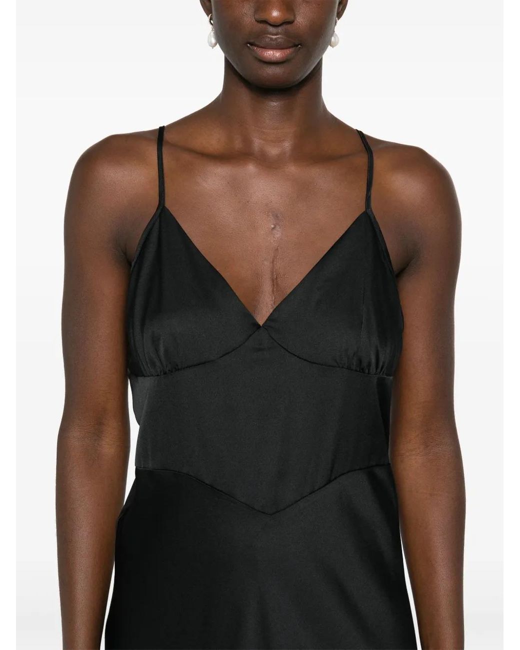 Twinset Black Jumper Slip Dress