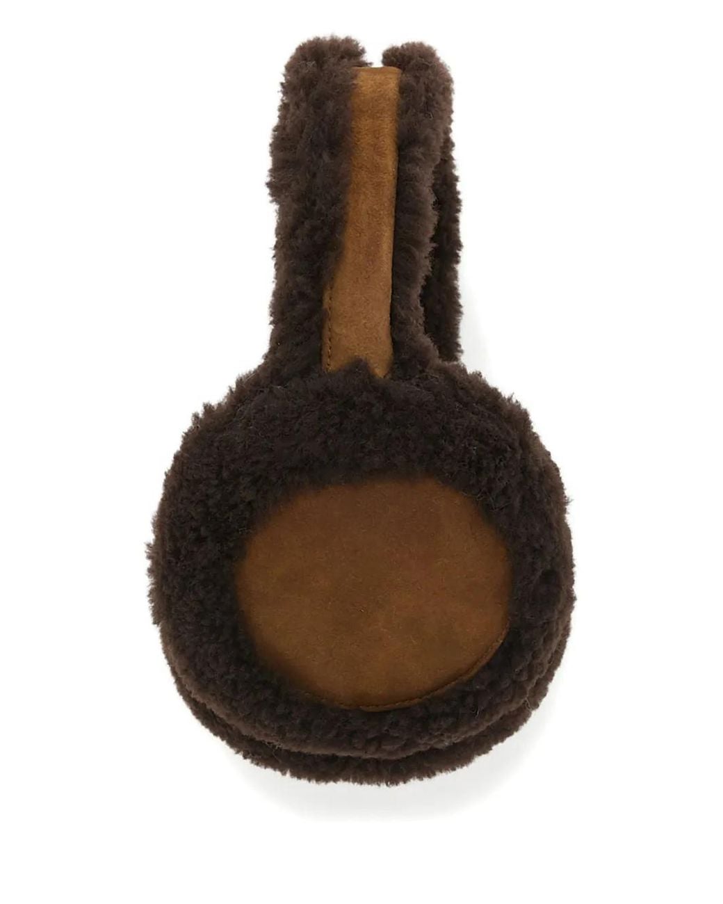 Yves Salomon Black Shearling Ear Muffs