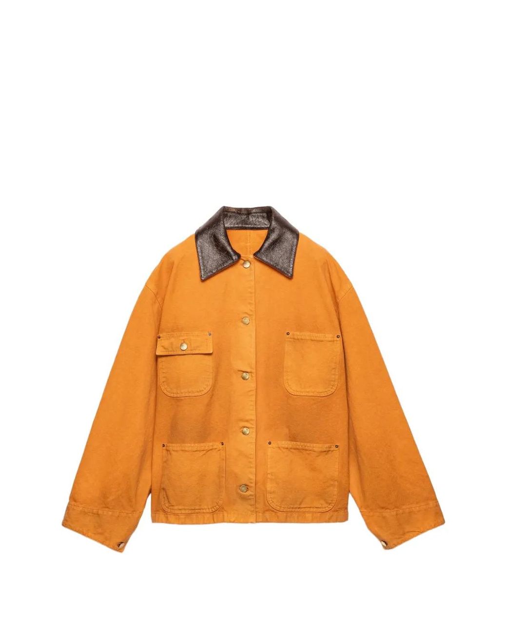 Prada Orange Canvas Jacket