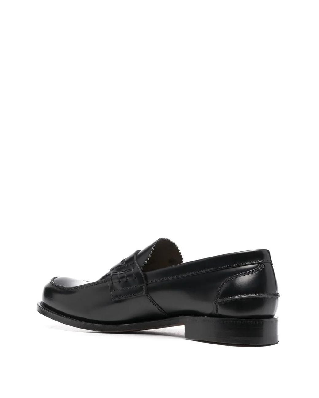Church's Black Flat Shoes for men