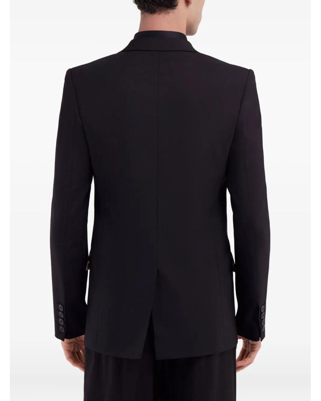 Roberto Cavalli Black Single-Breasted Blazer for men