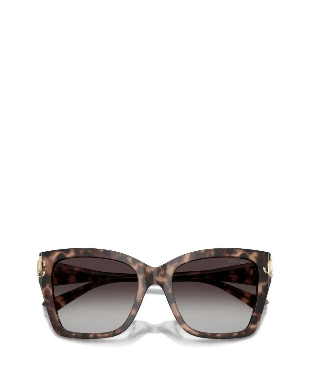Jimmy Choo Gray Logo-Detail Sunglasses