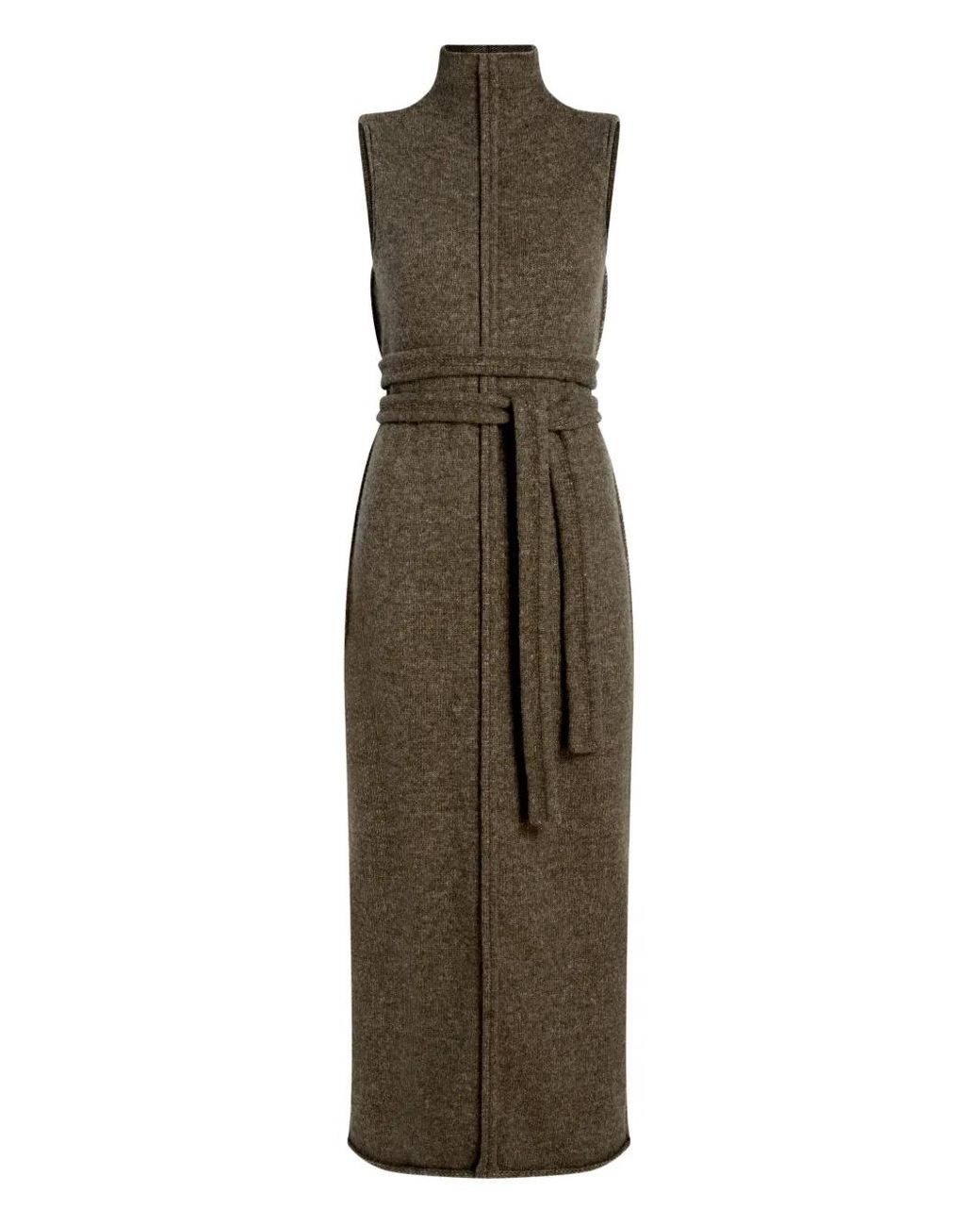 Proenza Schouler Natural Zola Knit Belted Dress