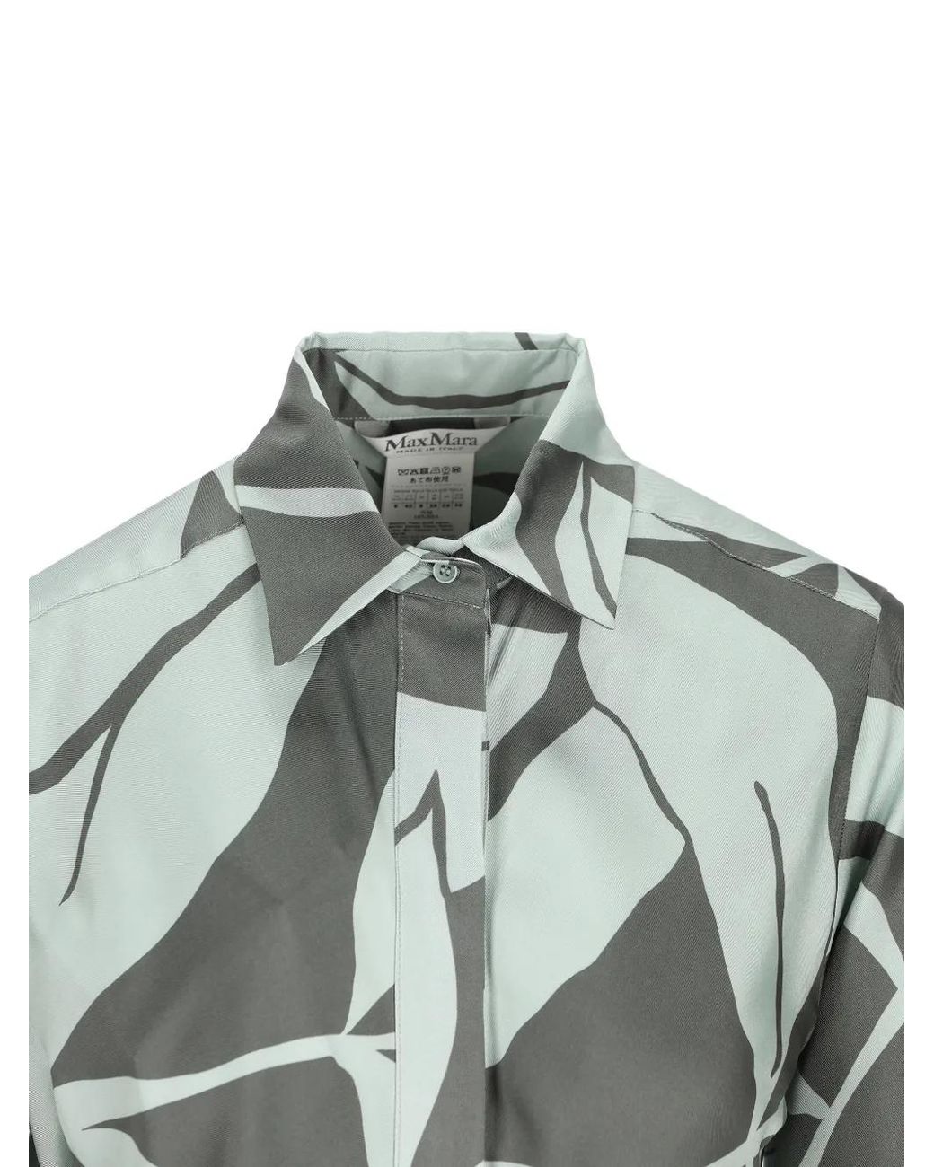 Max Mara White Floral-Print Dress