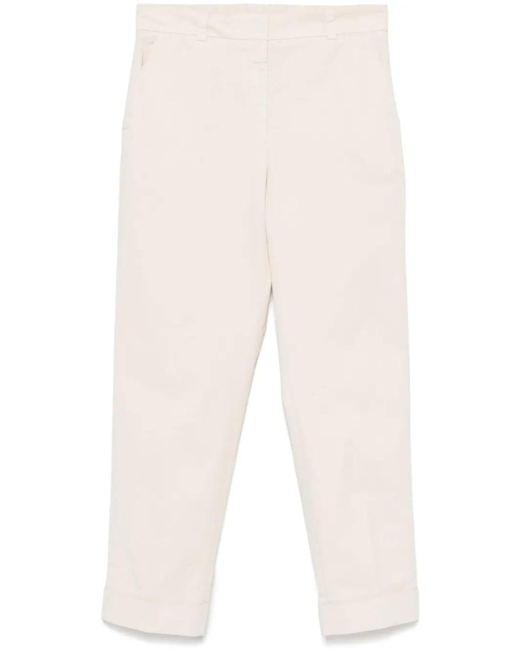 Peserico Natural Tapered Trousers