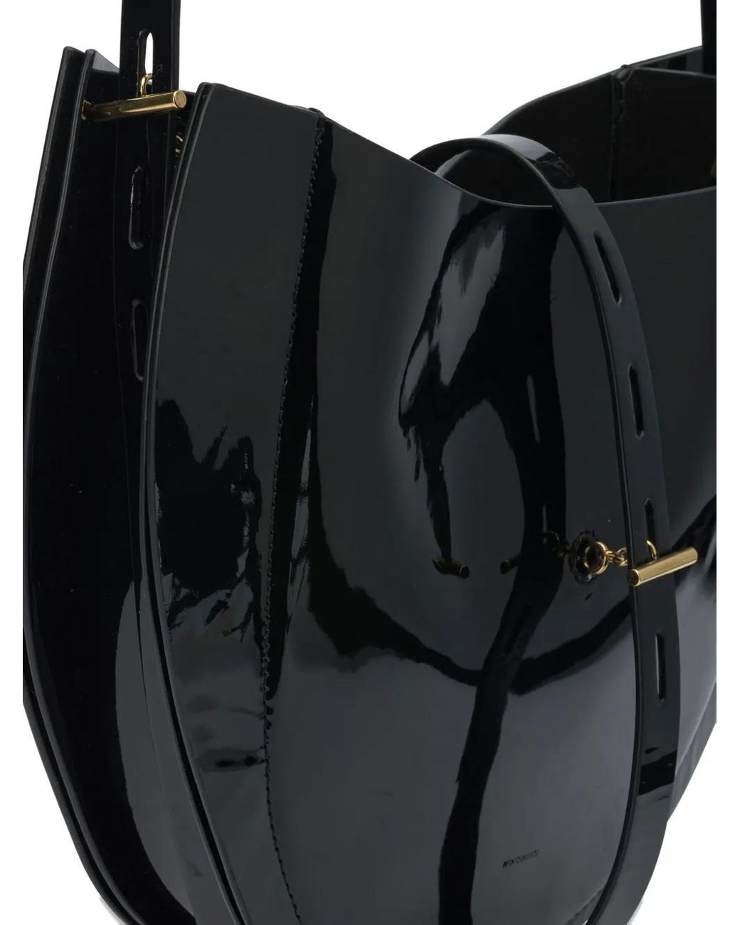 MINOBOSSI Black Lizzie Leather Shouder Bag