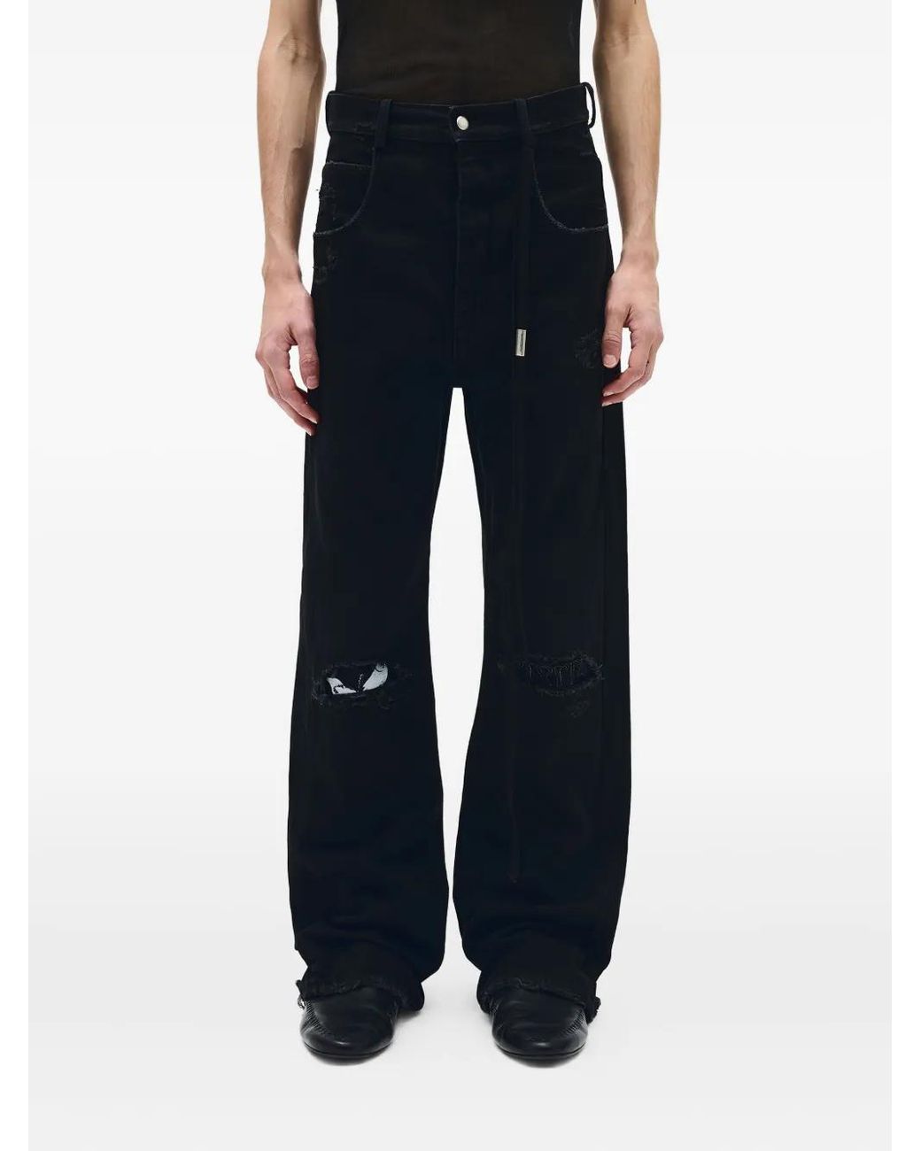 Ann Demeulemeester Ronald Jeans in Black for Men | Lyst