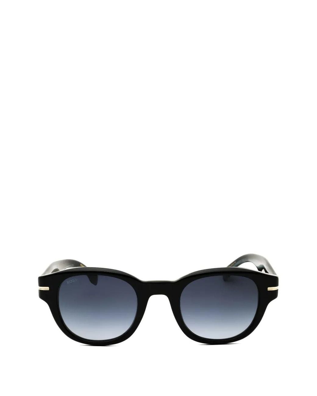 Boss Black Round-Frame Sunglasses for men