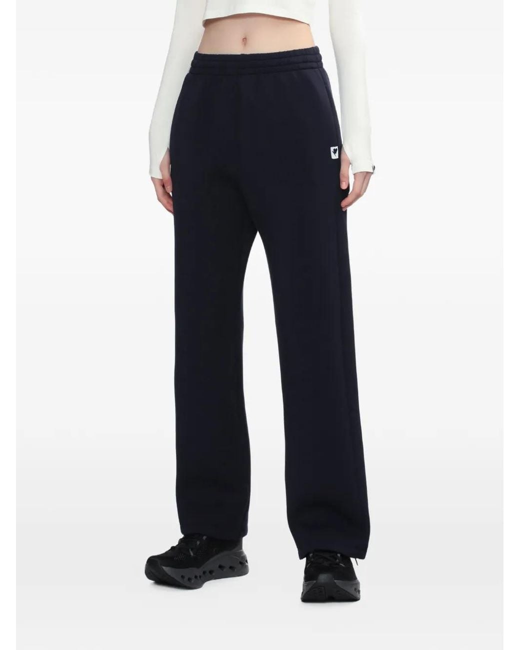 A Bathing Ape Blue Logo Patch Trousers