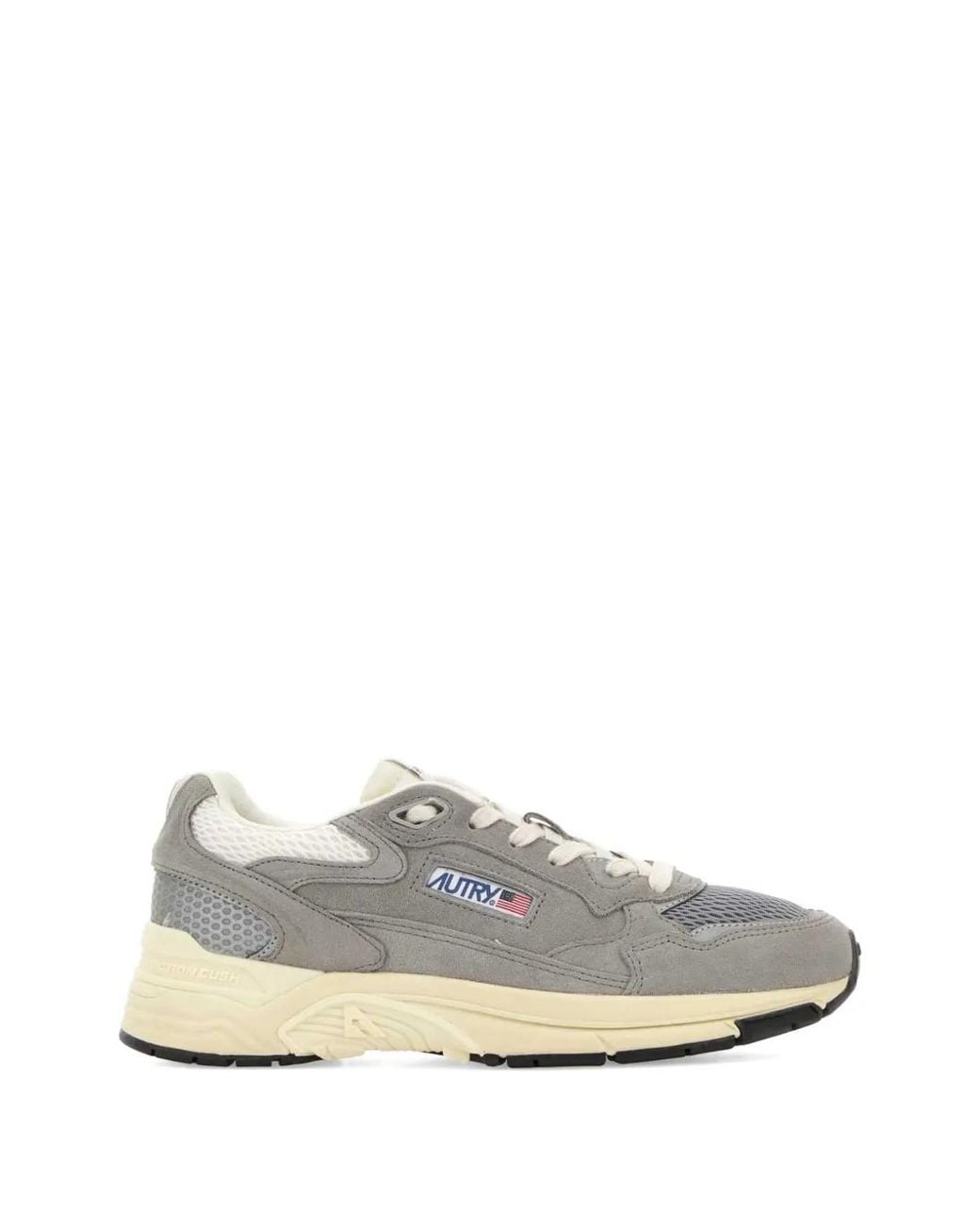 Autry White Hyperway Sneakers Mit Einsätzen