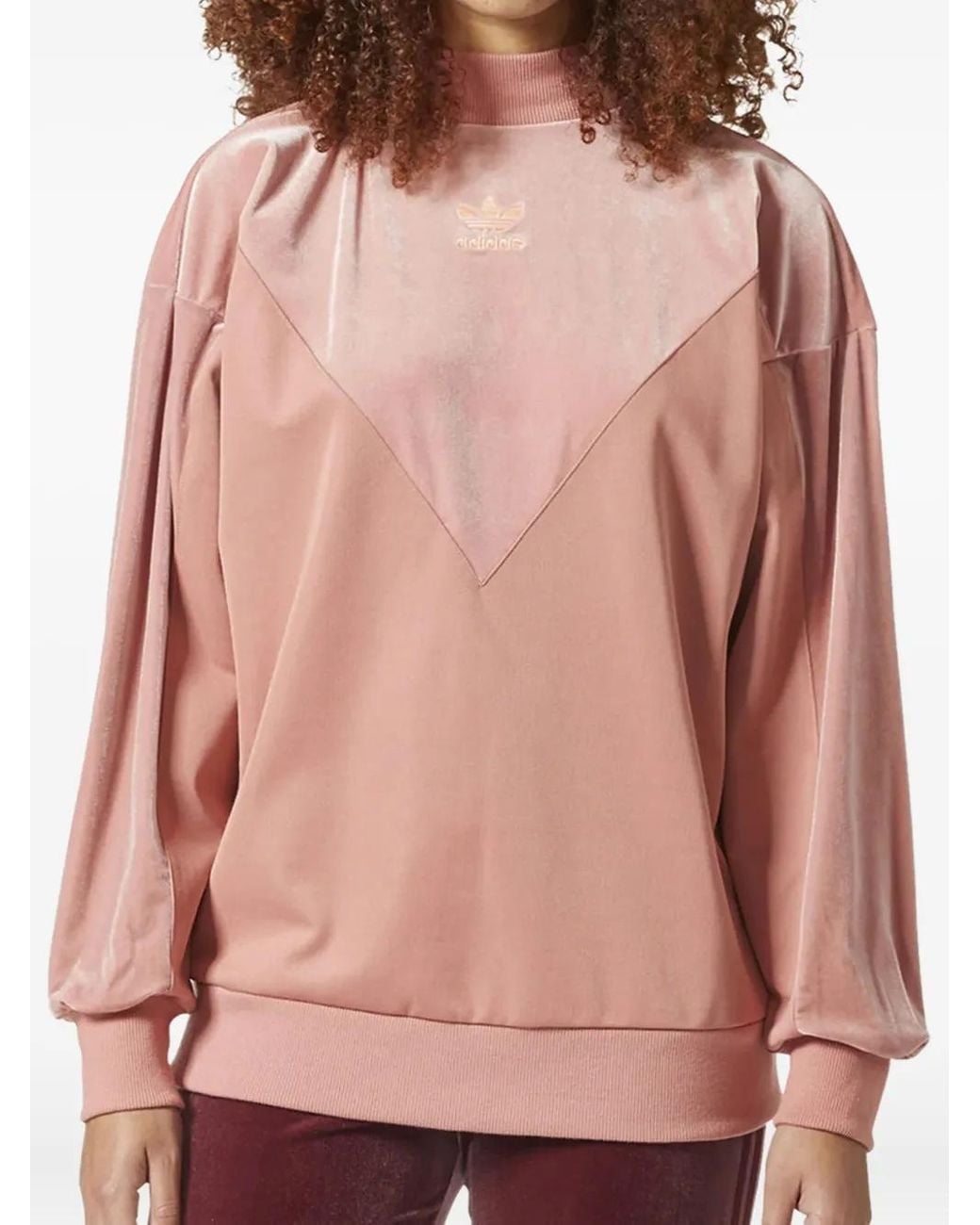 Adidas Pink Velvet Vibes Sweatshirt