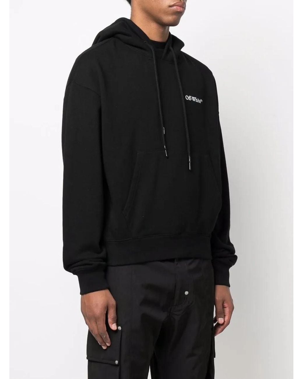 Off-White c/o Virgil Abloh Black caravaggio Crowning Oversized Hoodie for men