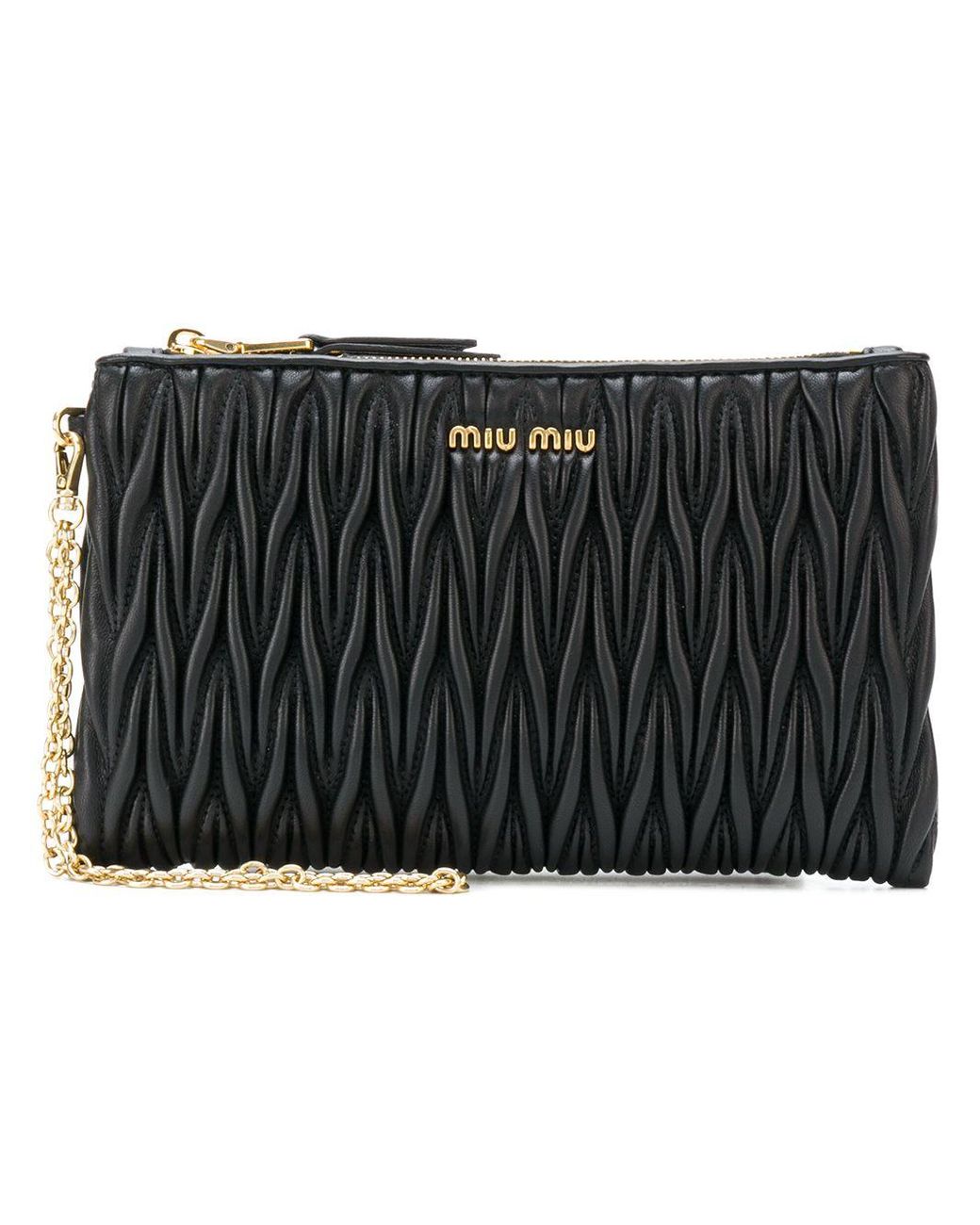 miu miu pochette matelasse