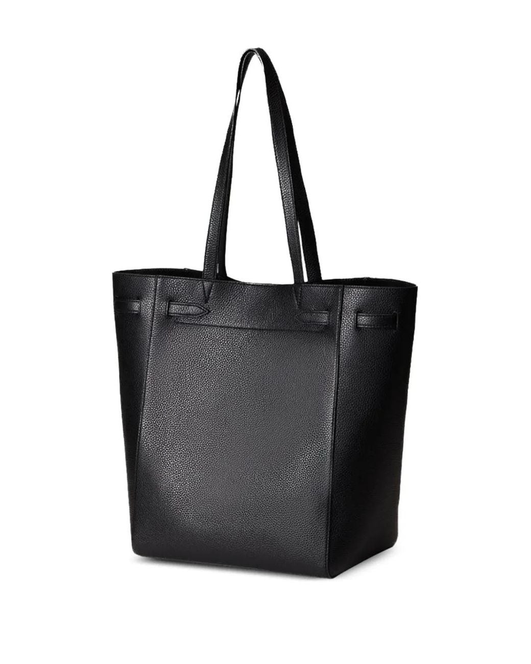 Veronica Beard Black Leather Tote Bag