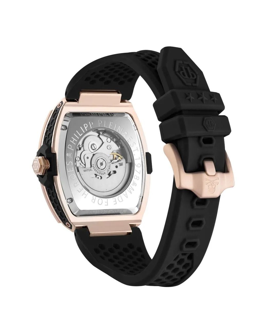 Philipp Plein The $Keleton 2.0 Armbanduhr Aus Edelstahl in Black für Herren