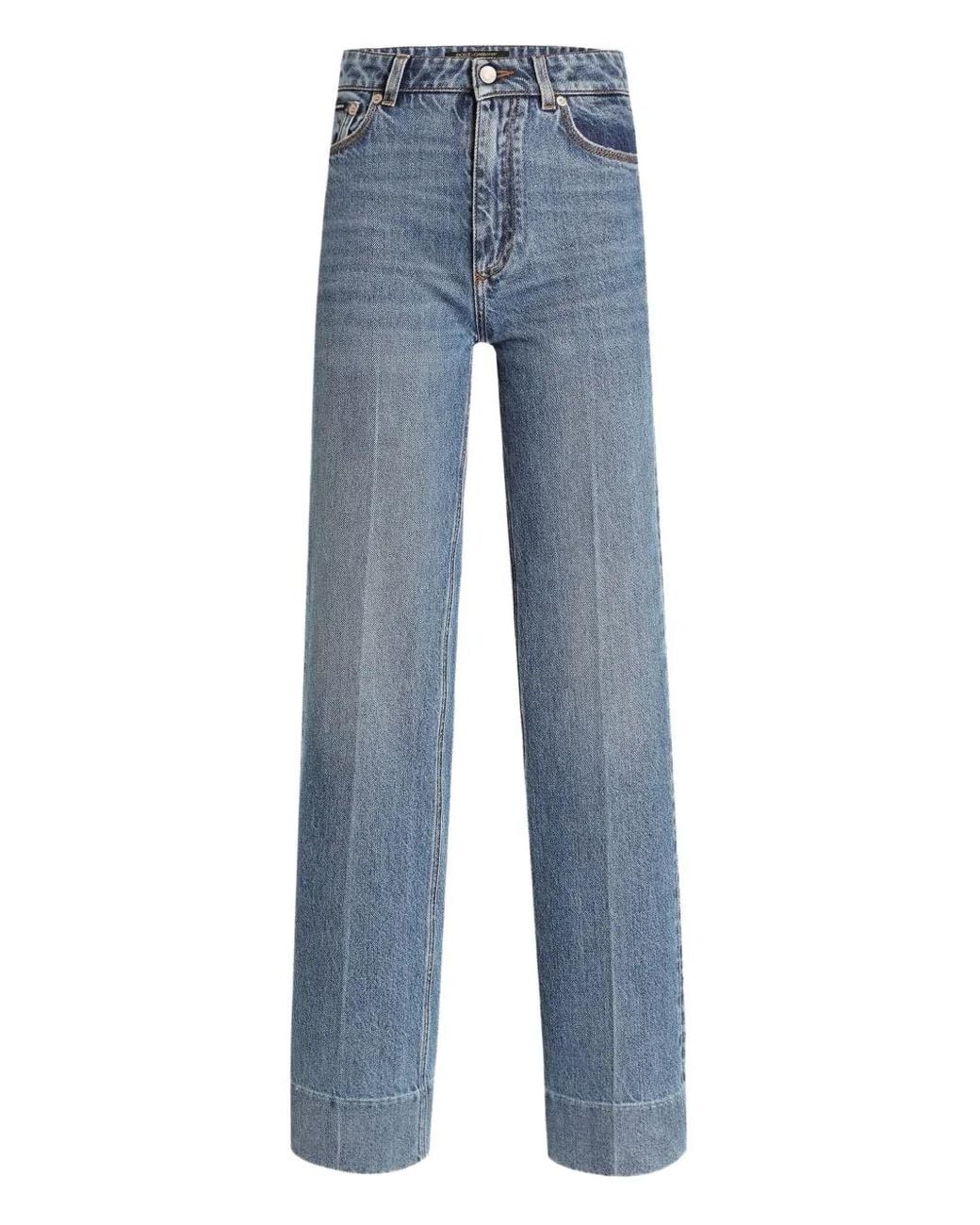 Dolce & Gabbana Blue Pants 5 Pockets