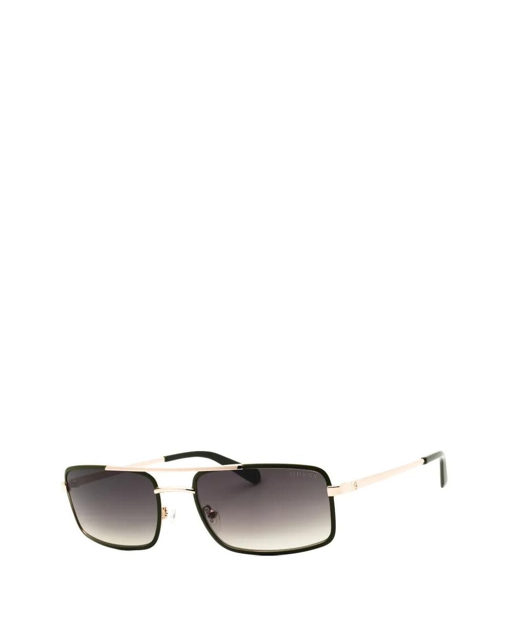 Guess Metallic Rectangle-Frame Sunglasses