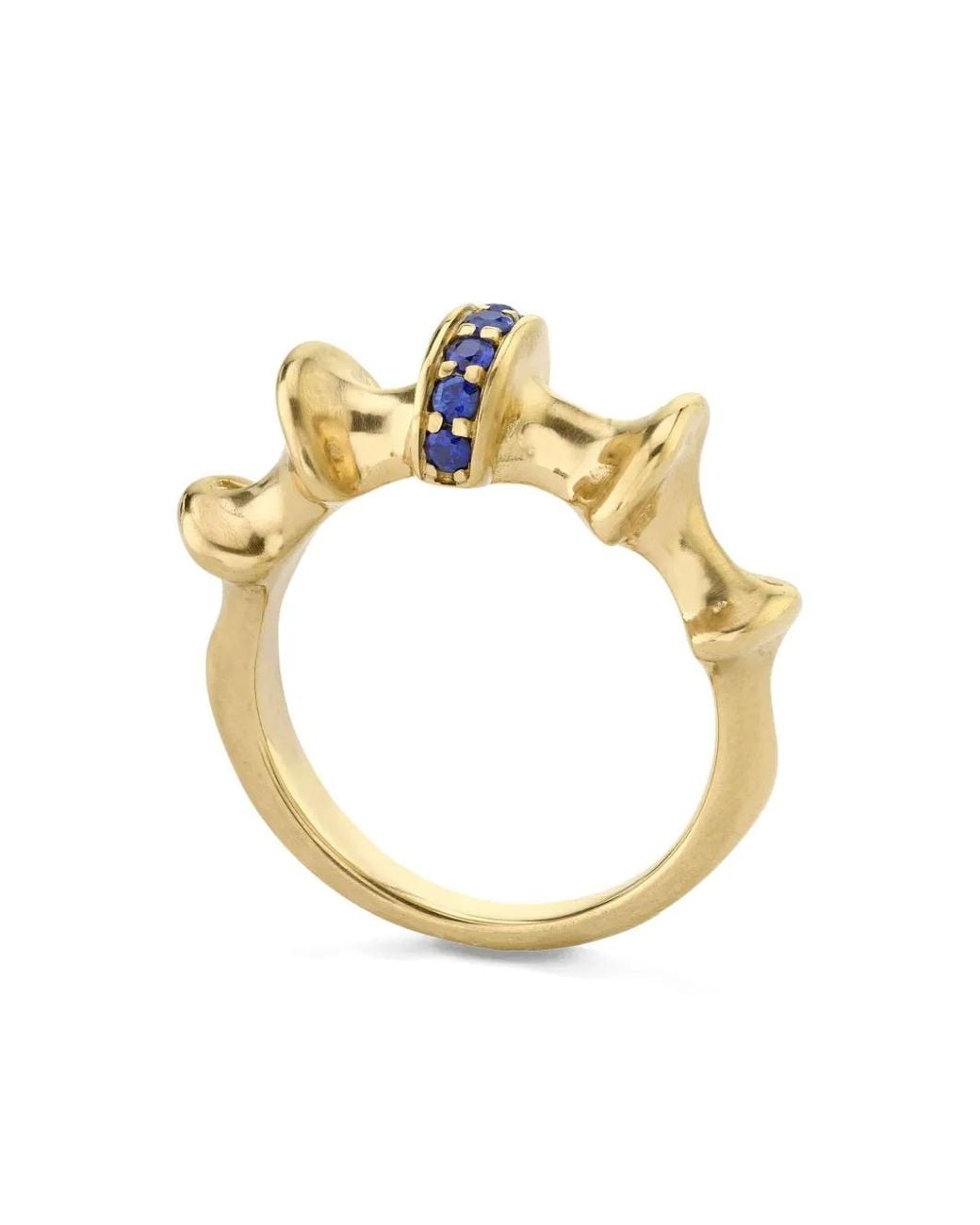 VRAM Metallic 18K Chrona Sapphire Ring