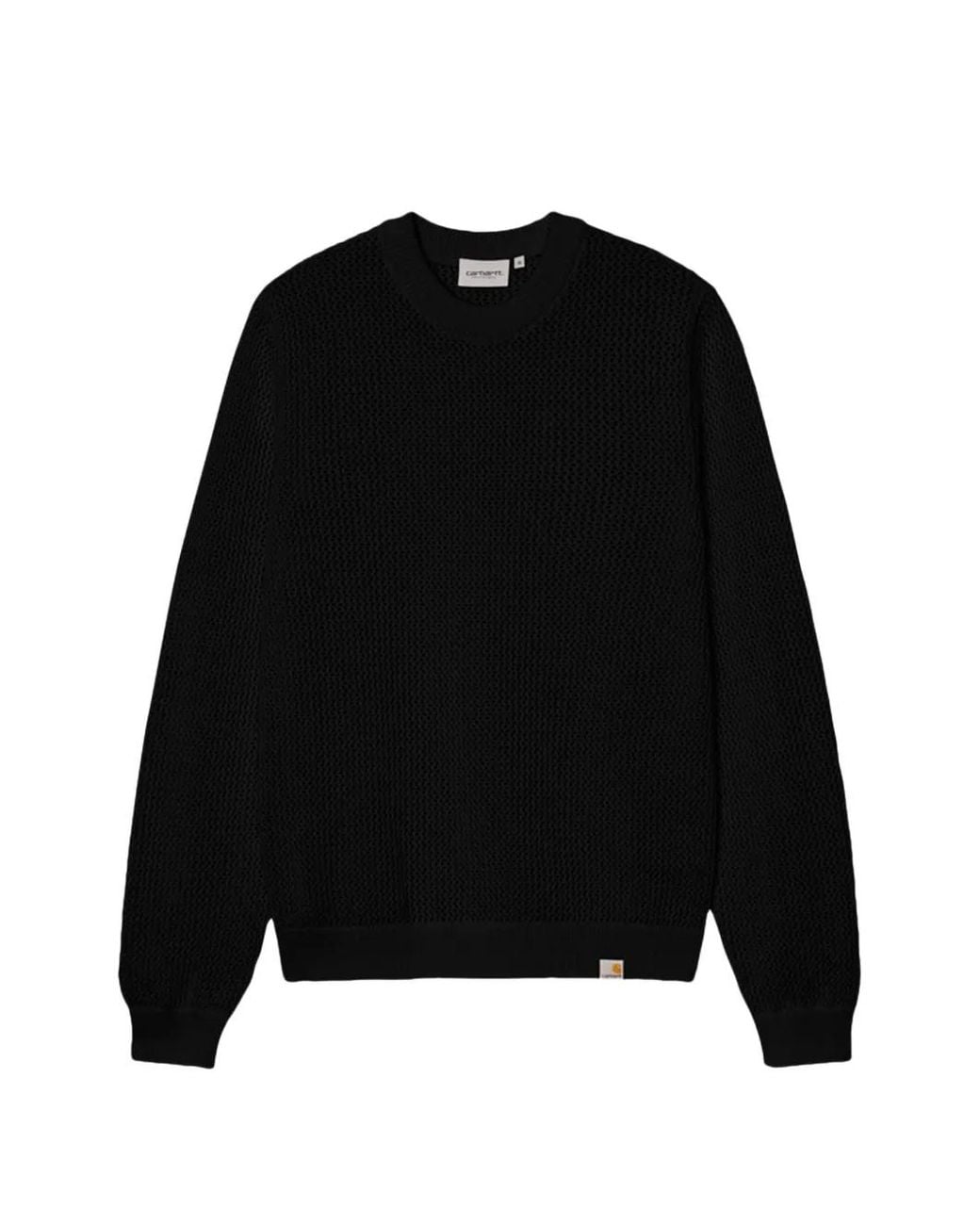 Carhartt Black Crew-Neck Sweatshirt for men