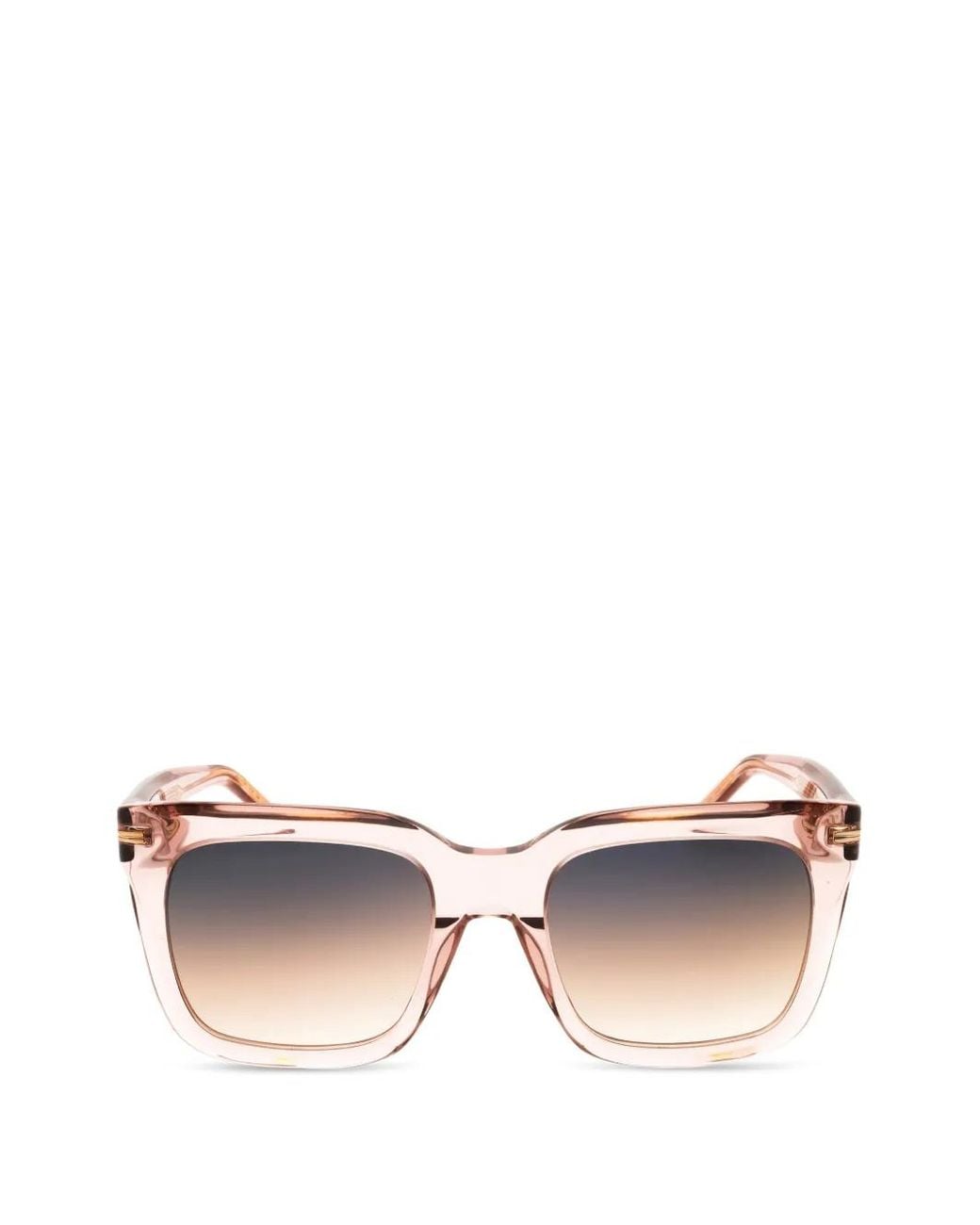 Boss Pink Rectangle-Frame Sunglasses