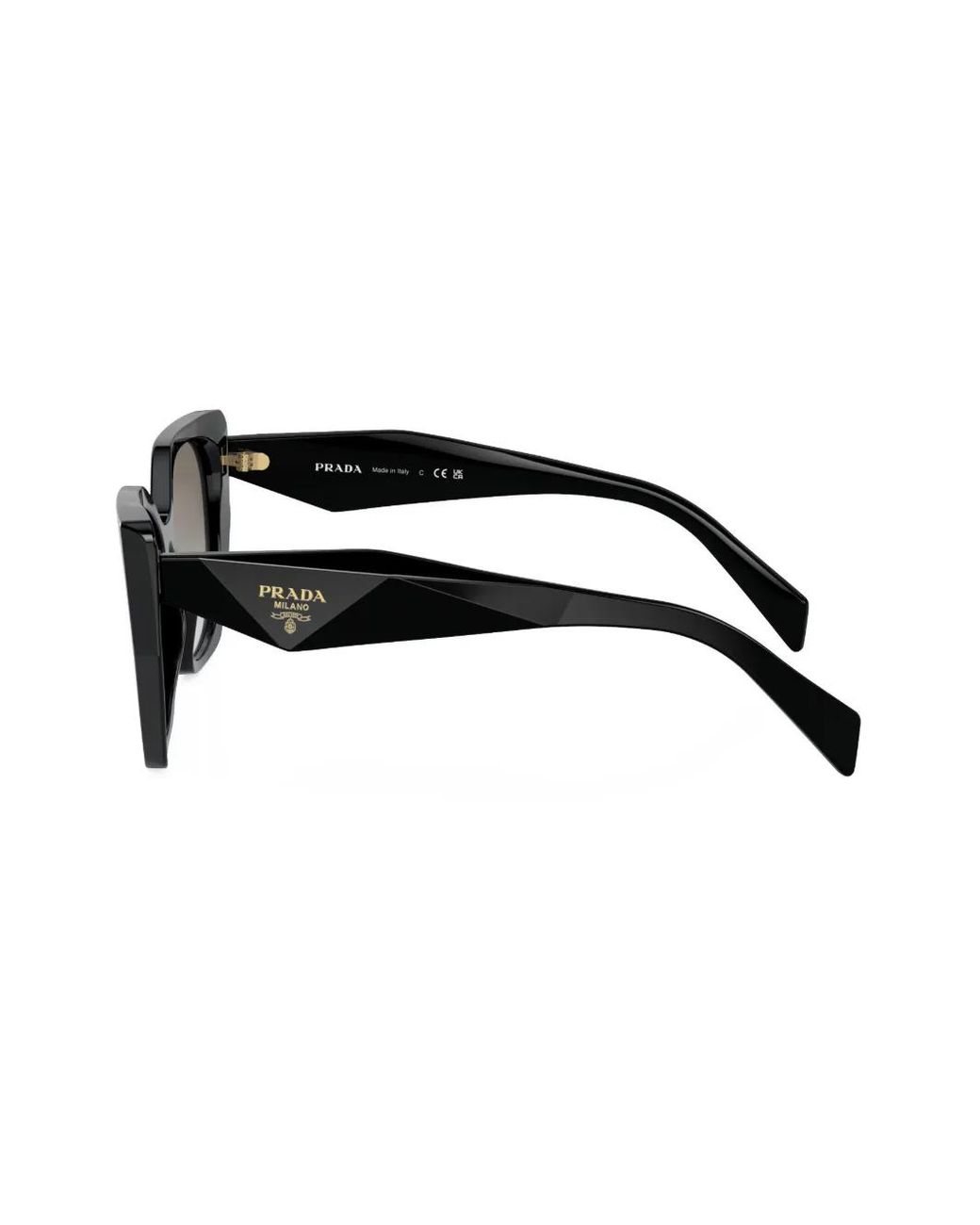 Prada Brown Prada Pr 19Zs Overvsize Frame Sunglasses