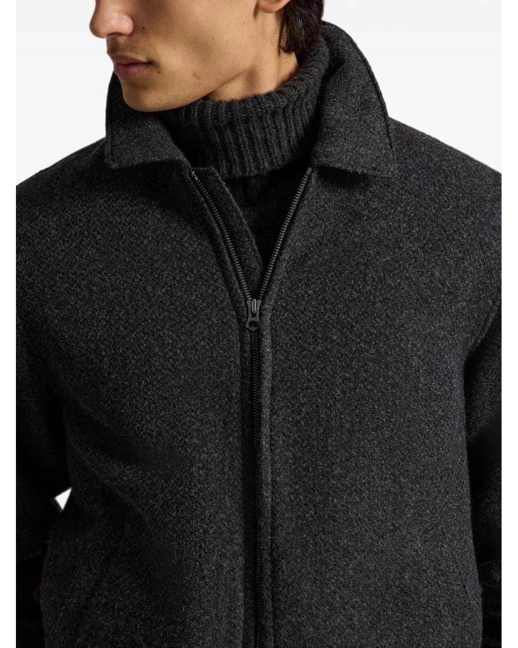 Polo Ralph Lauren Black The Langdon Tweed Jacket for men