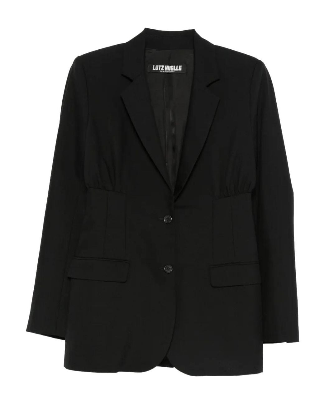 Lutz Huelle Black Adore Button-Fastening Blazer