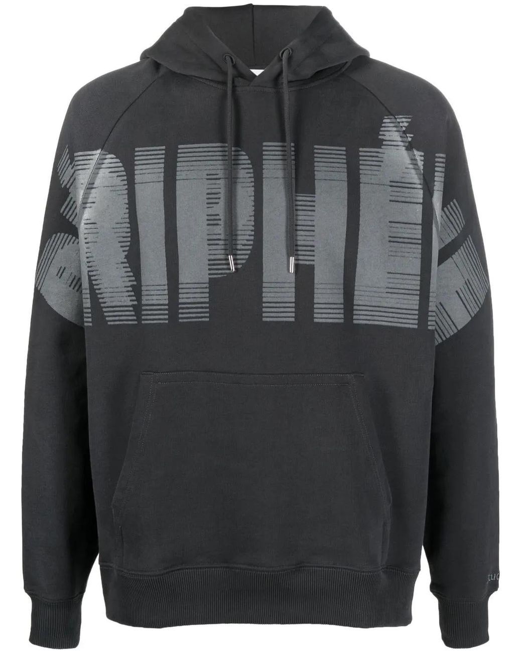 Etudes Studio Gray Racing Peripherie Organic Cotton Hoodie for men