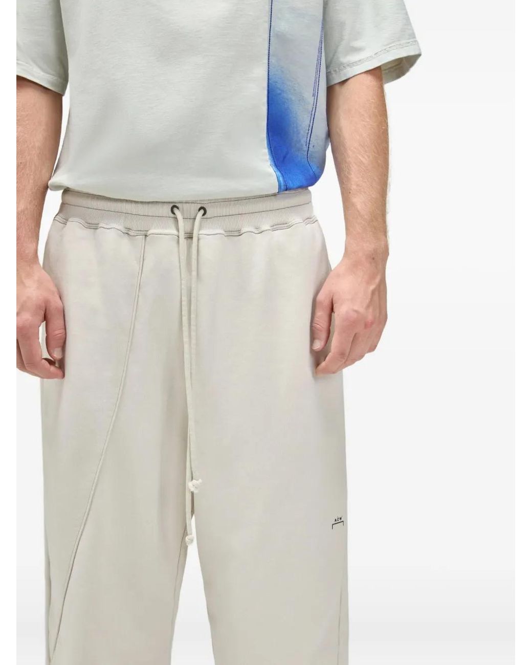 A_COLD_WALL* White Drawstring Track Pants for men