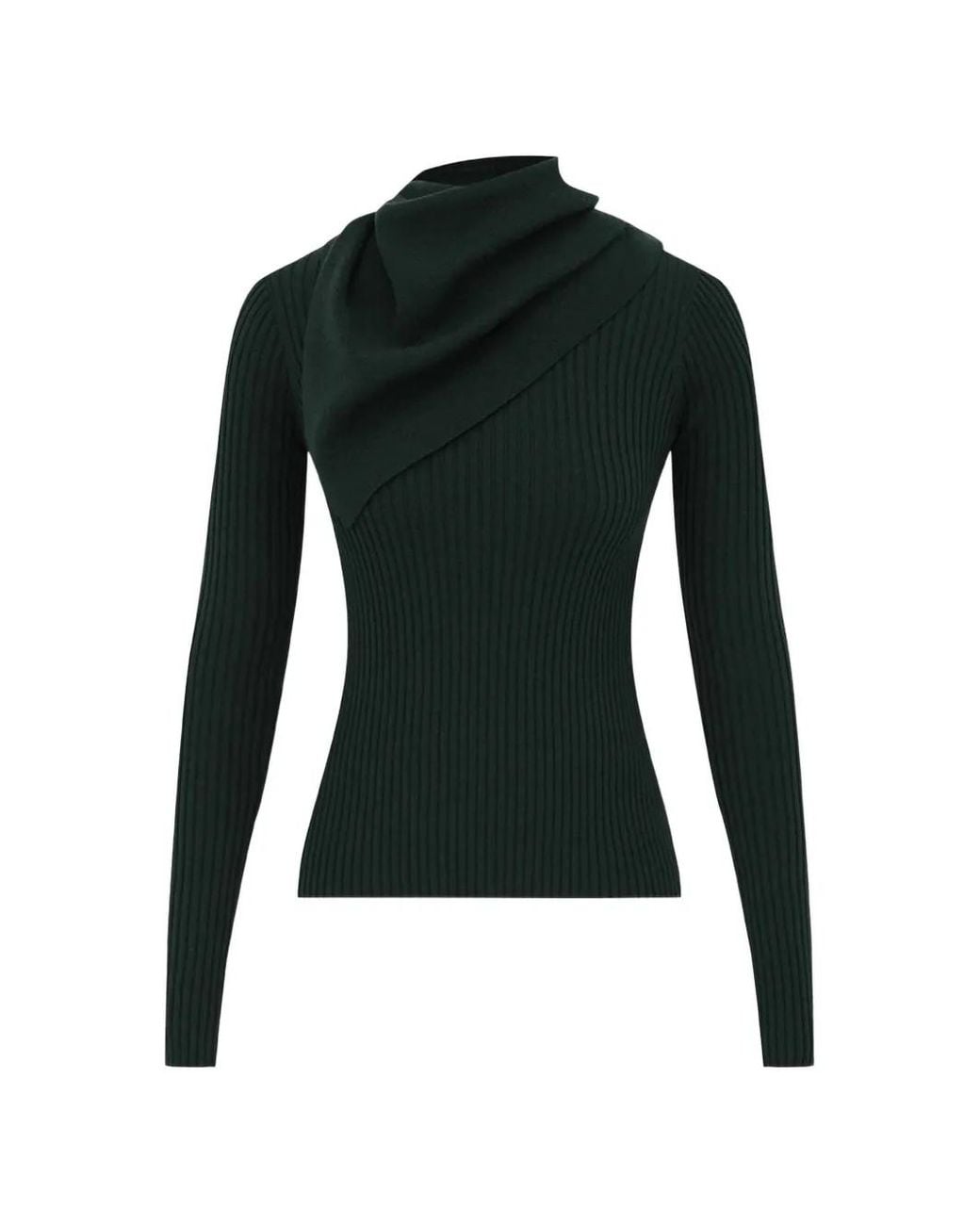 Zimmermann Black Pull Côtelé À Détail De Foulard