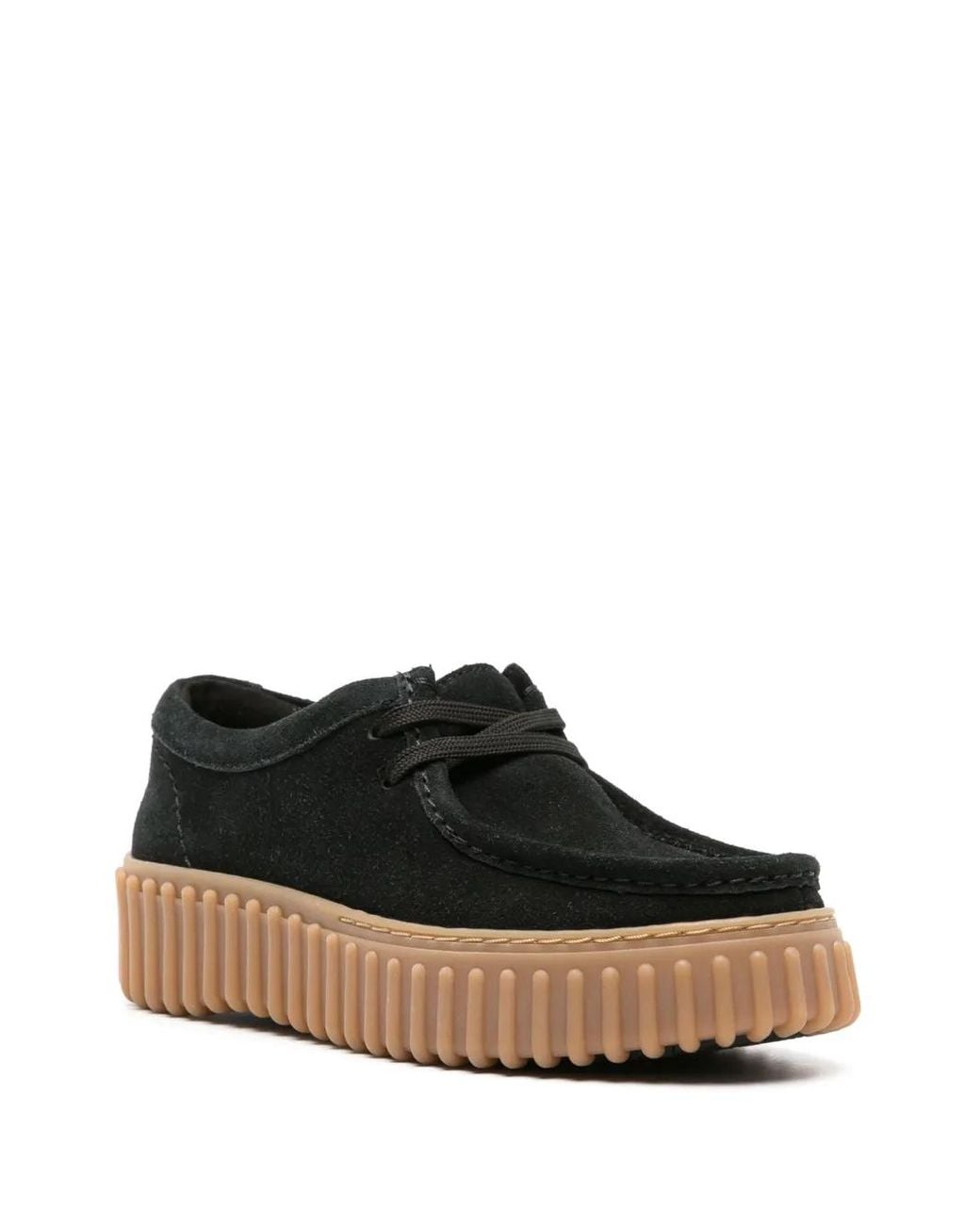 Clarks Black Torhill Bee Suede Loafers