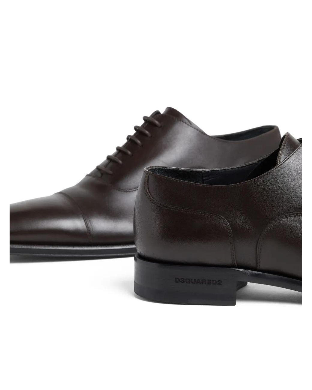 DSquared² Brown Classic Evening Oxford Shoes for men