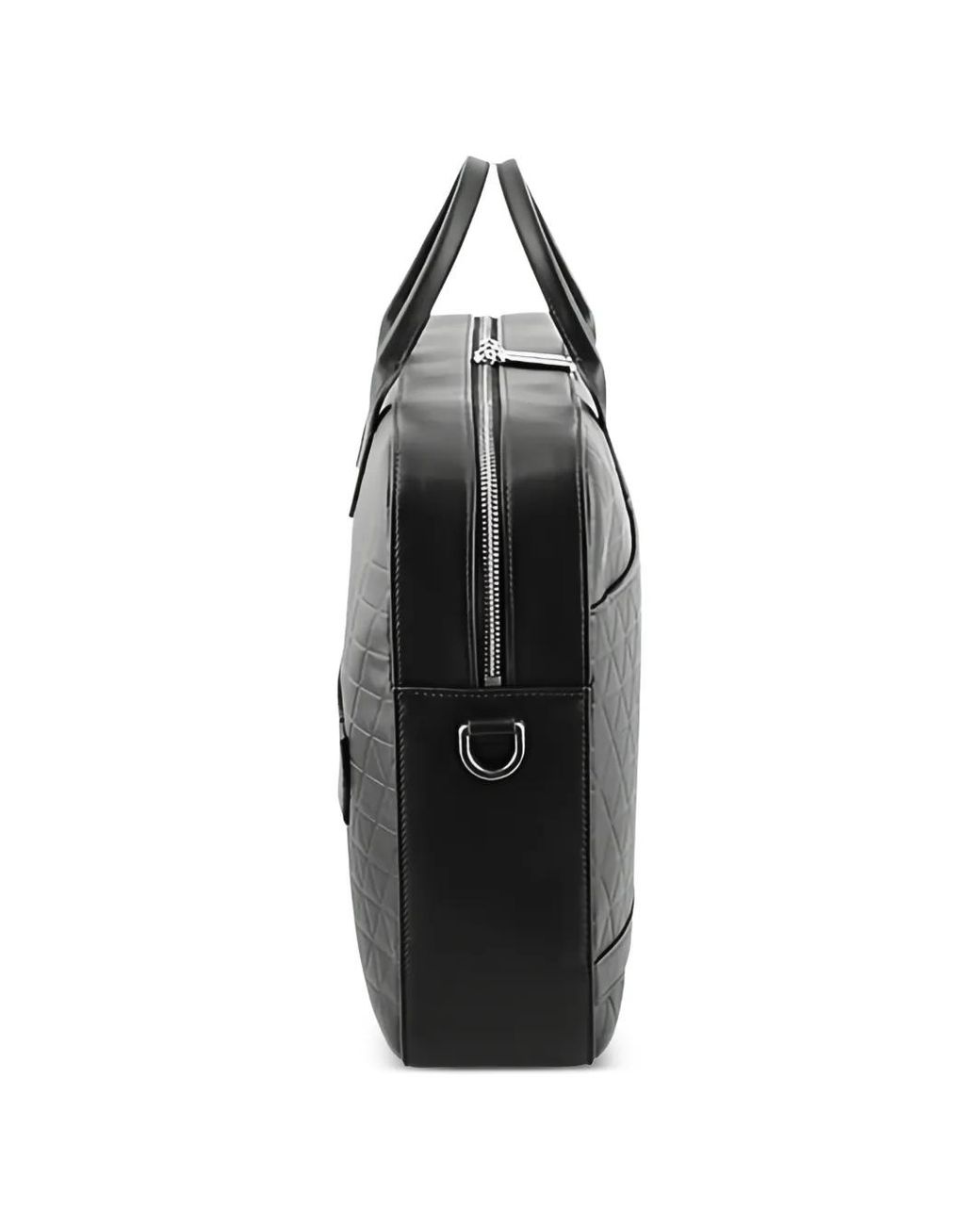 S T Dupont Black Firehead Leather Document Holder