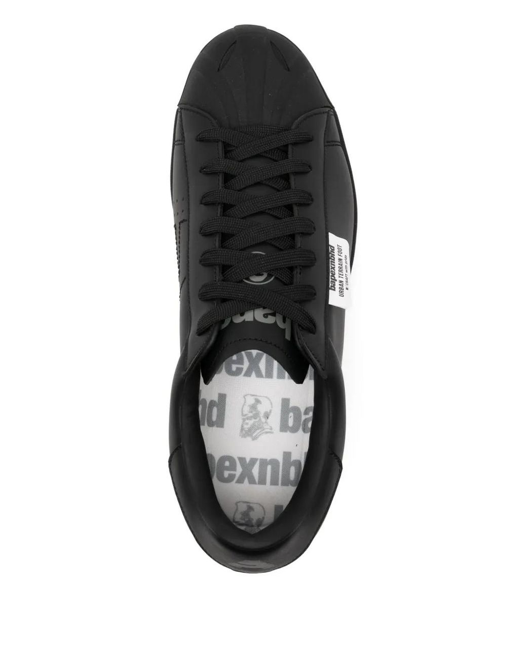 A Bathing Ape Black X Nbhd Trainers for men