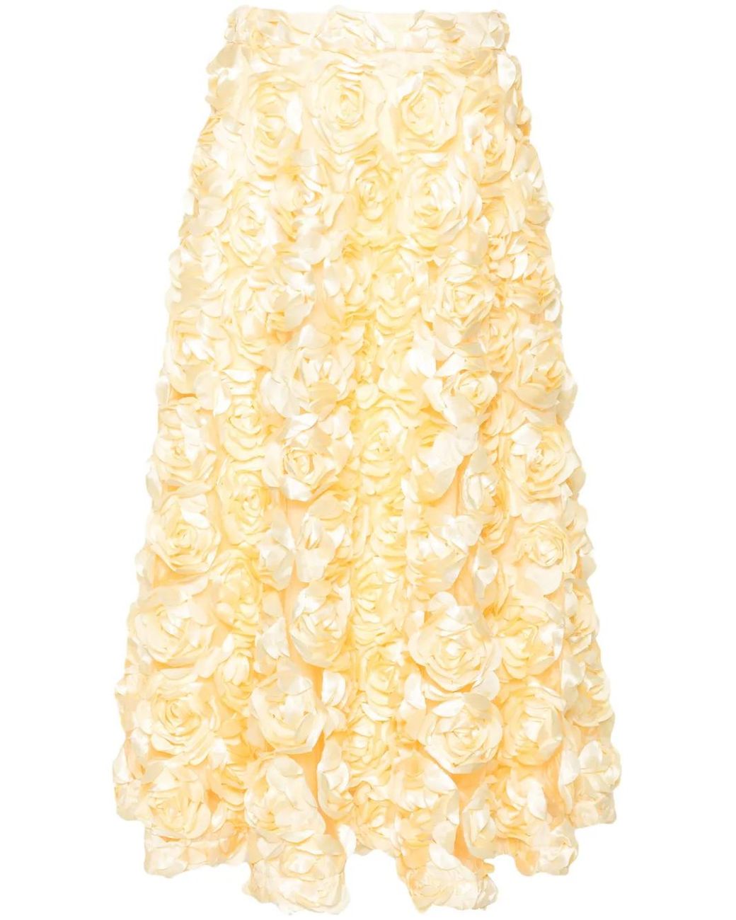 スカート ROTATE BIRGER CHRISTENSEN 'Flower Maxi' skirt ROTATE BIRGER CHRISTENSEN Sun Maxi Skirt in Yellow | Lyst