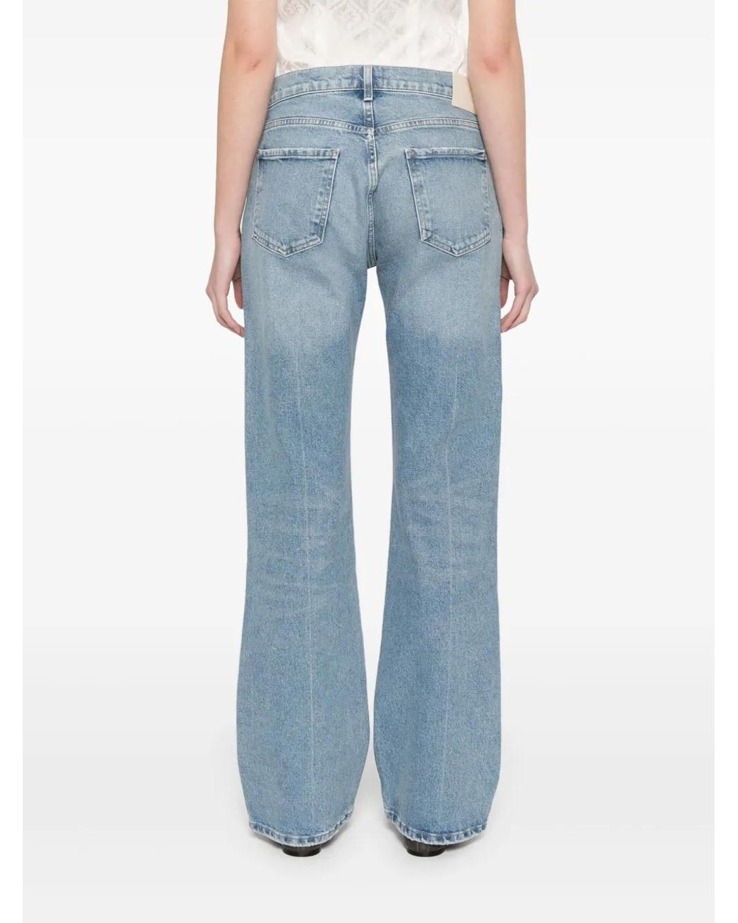 Citizens of Humanity Blue Cotton Denim Jeans 'Clair'