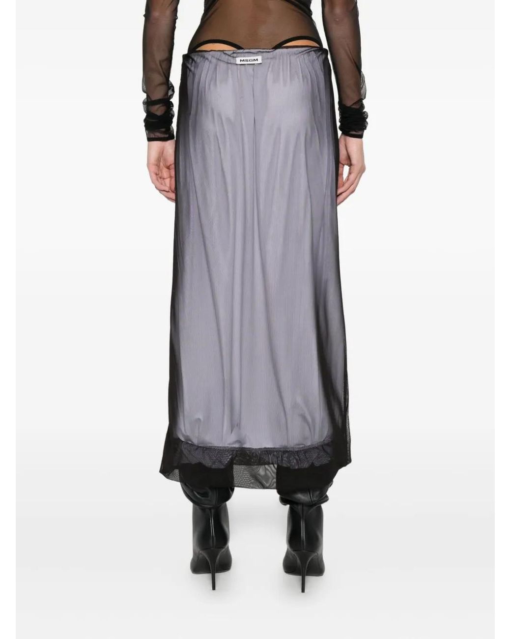 Gonna Lunga di MSGM in Purple