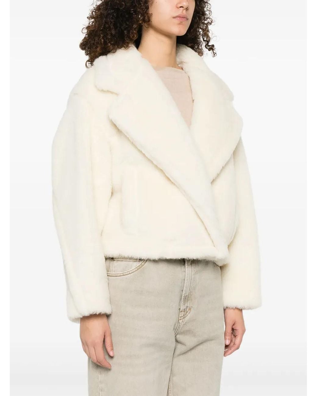 Max Mara Natural Wool Short Coat