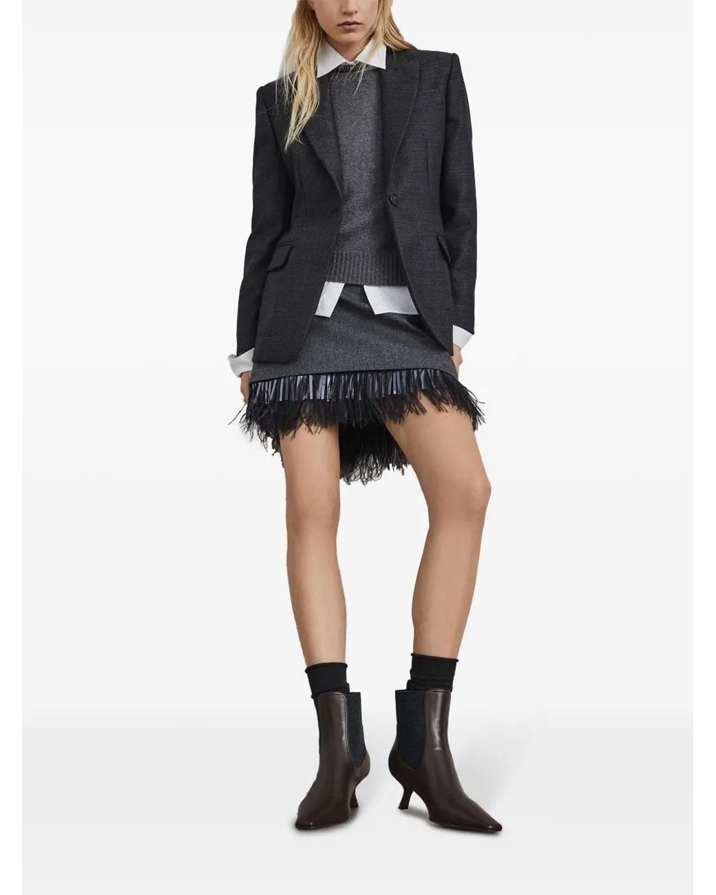Brunello Cucinelli Brown Nappa Leather Heeled Boots