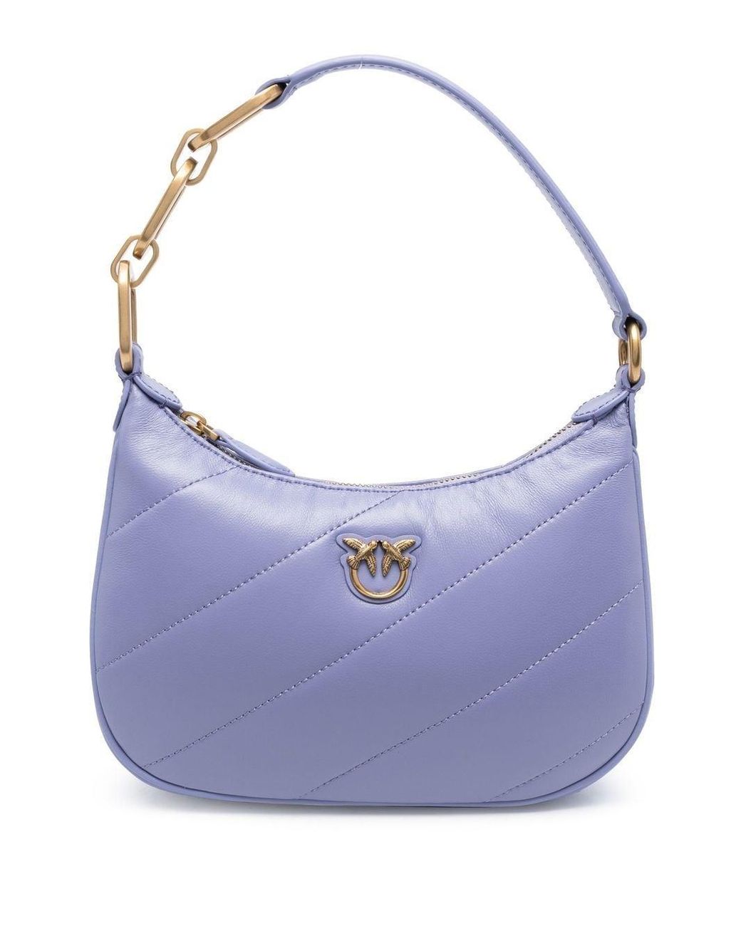 Pinko Love Moon Quilted Tote Bag in Purple Lyst Australia