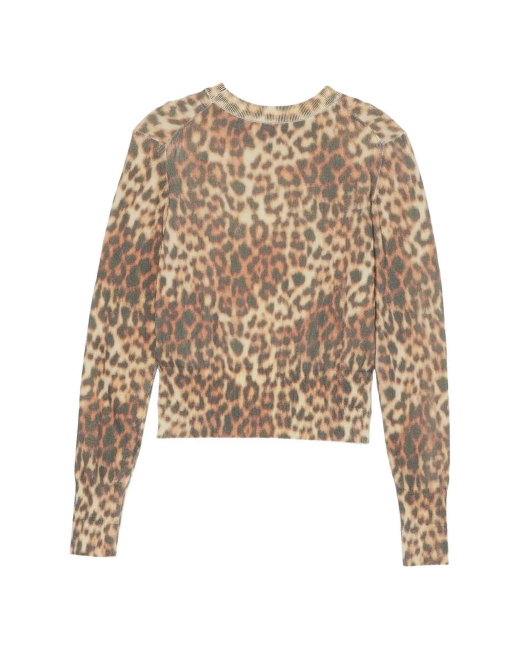 Marc Jacobs Natural Leopard-Print Sweater