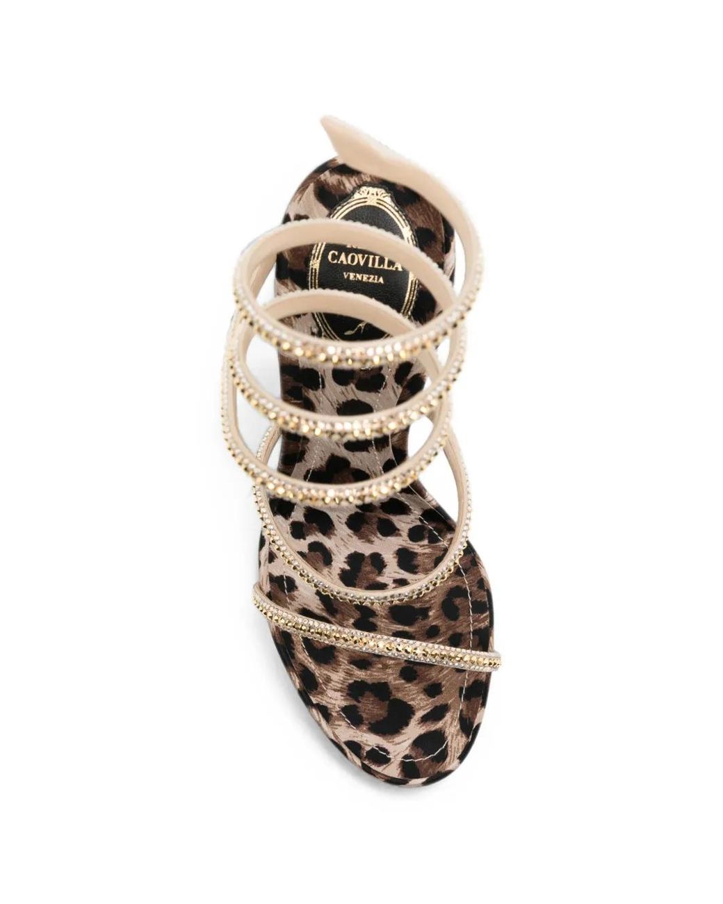 Rene Caovilla White 105Mm Cleo Sandals