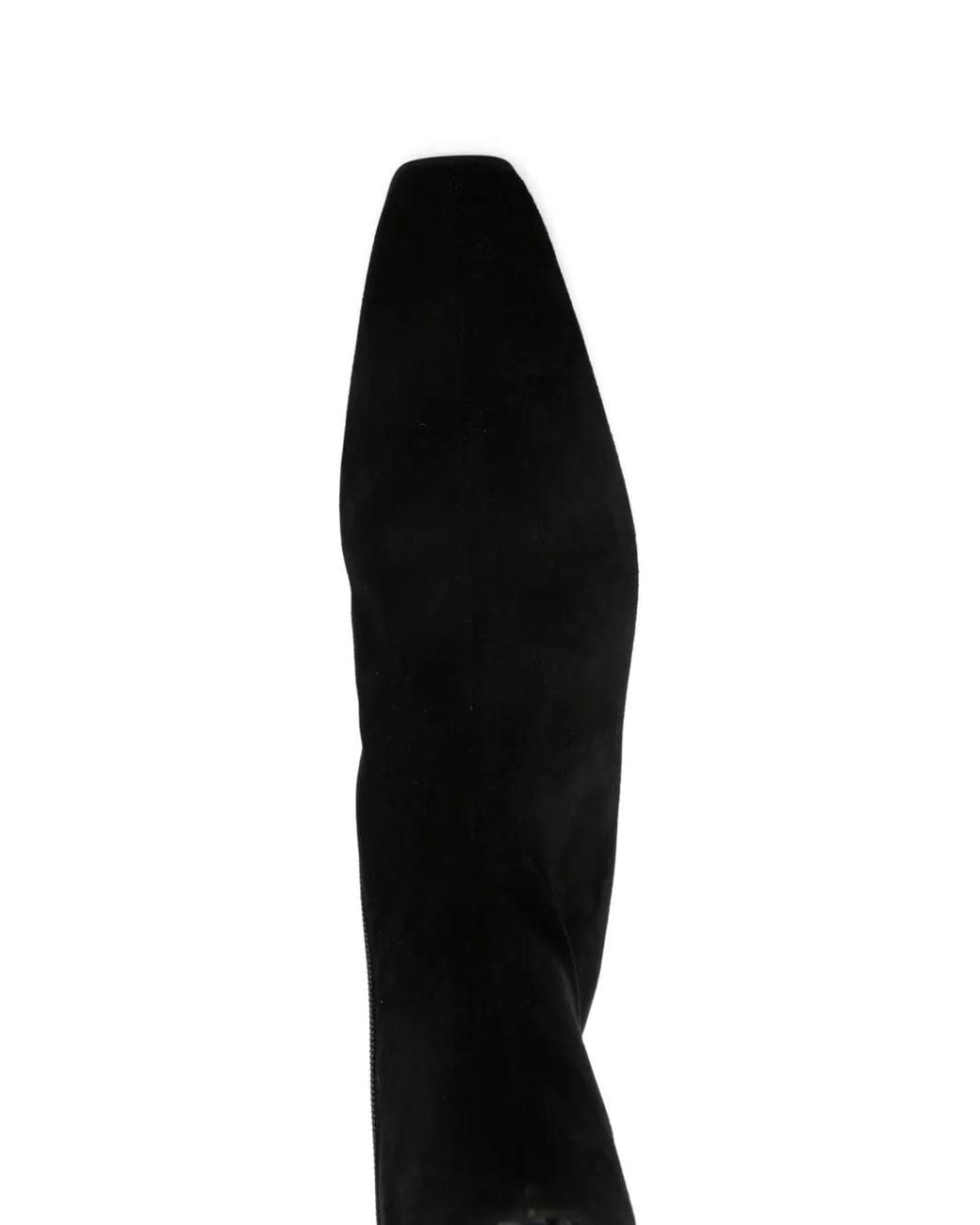 Totême Black Zipped Suede Chelsea Boots