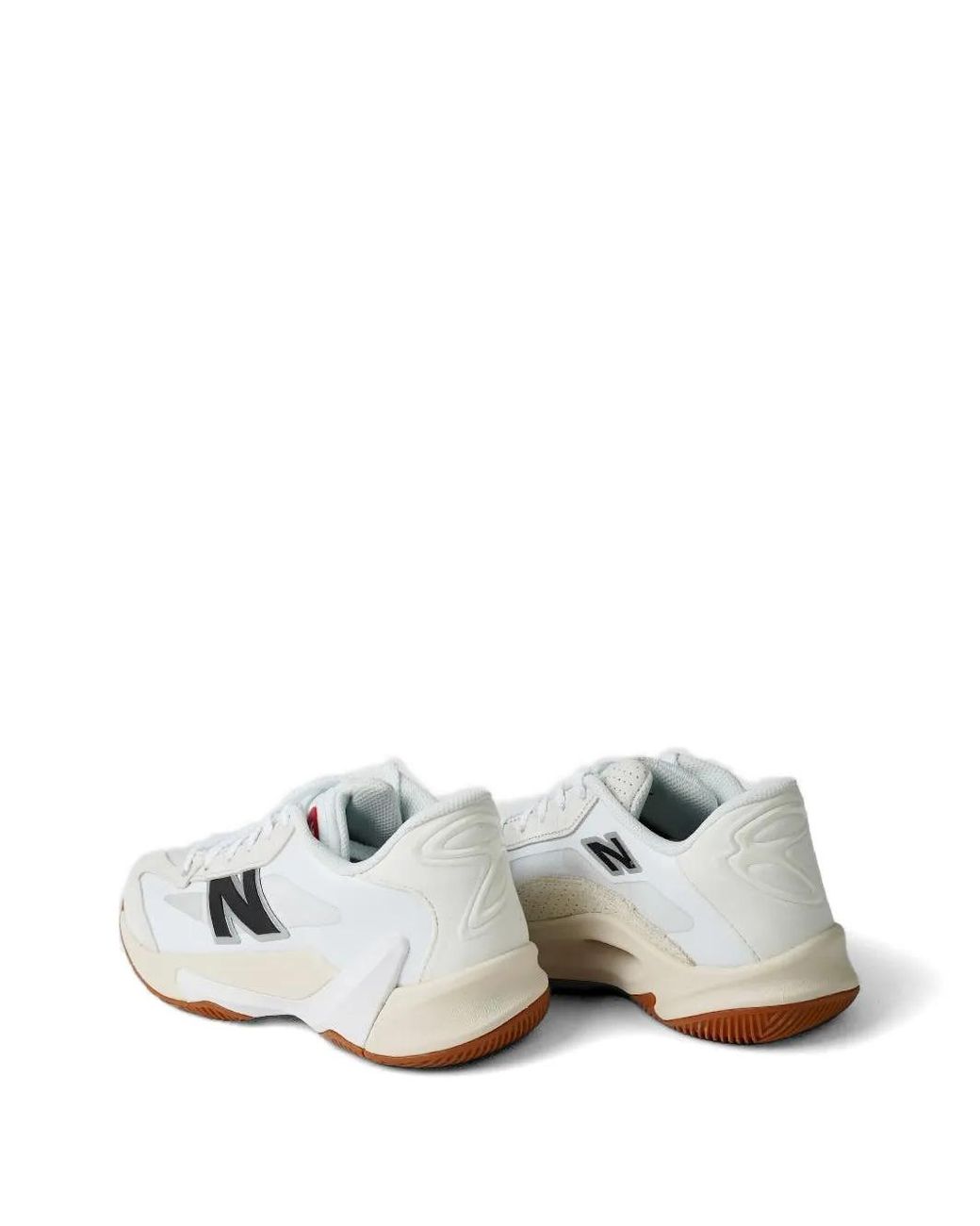 New Balance White P350 Mesh-Panel Sneakers