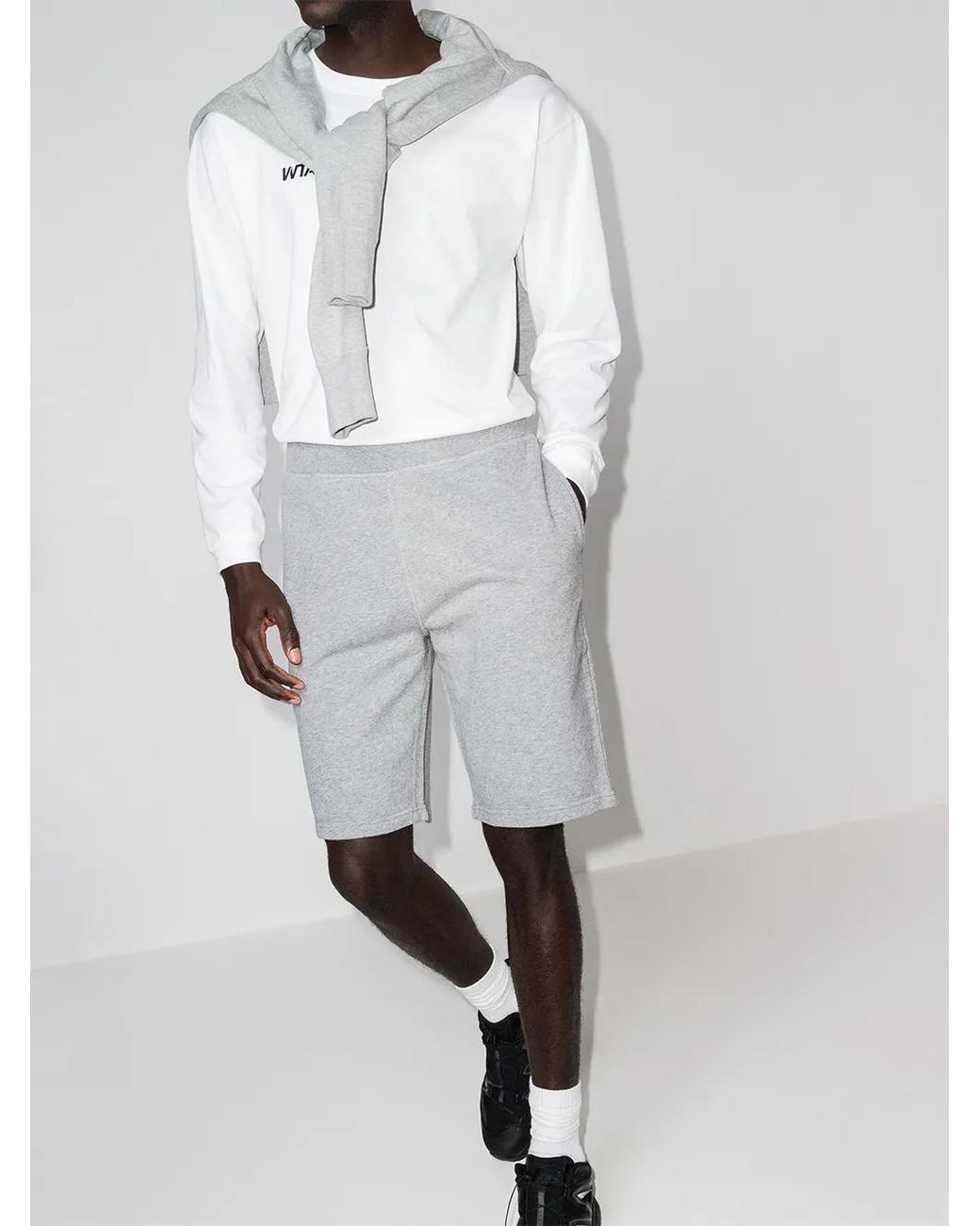 Bermuda À Taille Élastique Sunspel pour homme en coloris Gray